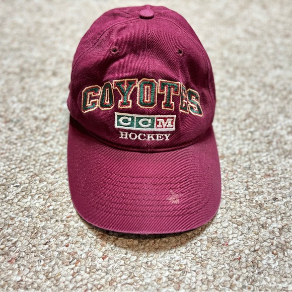 Vintage Phoenix Arizona Coyotes Hat OSFA NHL CCM SnapBack cap - Picture 1 of 9